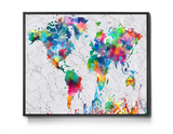 Coloured World Map